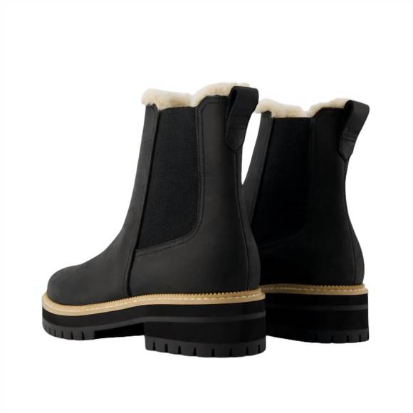NEW TOMS women's bennet chelsea boot in black - Picture 3 of 6